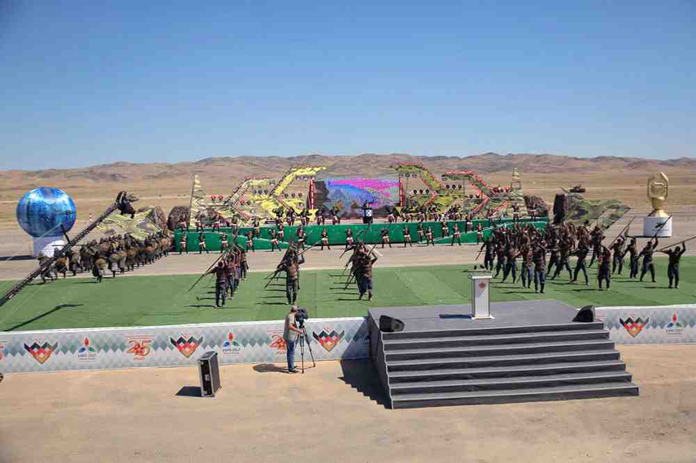 Artilleriya atəşinin ustaları və Snayper həddi müsabiqələrinin təntənəli açılışı oldu -   Qazaxıstanda (FOTOLAR)